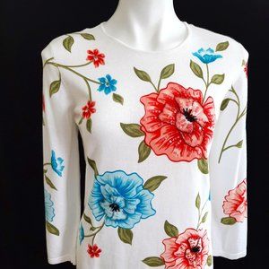 New Casual Corner Cotton Sweater